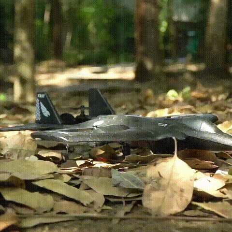 50% OFF 🎉🎉RC Stunt Fighter Jet Toy for Kids with 360° Flips & LED Lights
